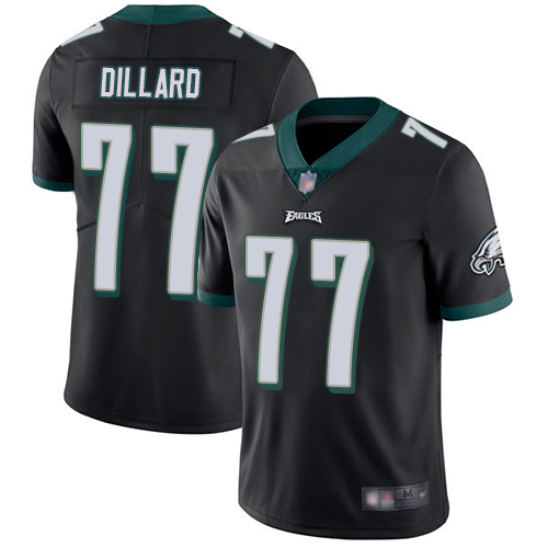 Eagles #77 Andre Dillard Black Alternate Youth Stitched Football Vapor Untouchable Limited Jersey - Click Image to Close