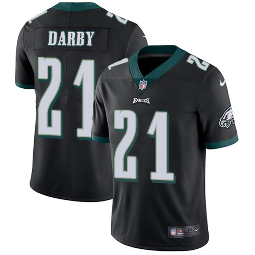 Nike Eagles #21 Ronald Darby Black Alternate Youth Stitched NFL Vapor Untouchable Limited Jersey - Click Image to Close