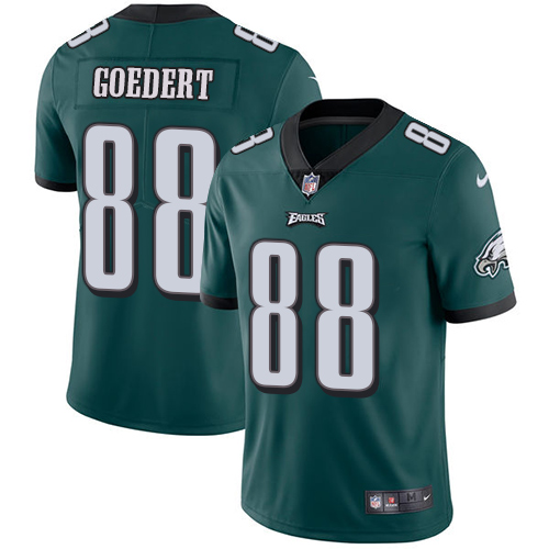 Nike Eagles #88 Dallas Goedert Midnight Green Team Color Youth Stitched NFL Vapor Untouchable Limited Jersey - Click Image to Close