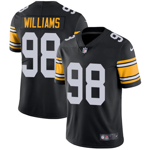 Nike Steelers #98 Vince Williams Black Alternate Youth Stitched NFL Vapor Untouchable Limited Jersey - Click Image to Close