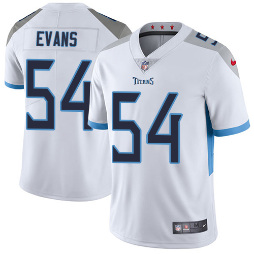 Nike Titans #54 Rashaan Evans White Youth Stitched NFL Vapor Untouchable Limited Jersey - Click Image to Close