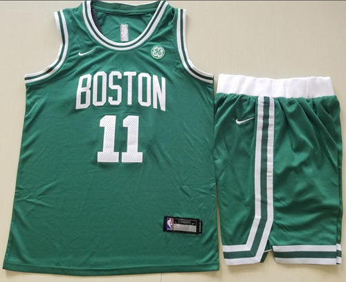 Nike Celtics #11 Kyrie Irving Green A Set Youth NBA Swingman Icon Edition Jersey