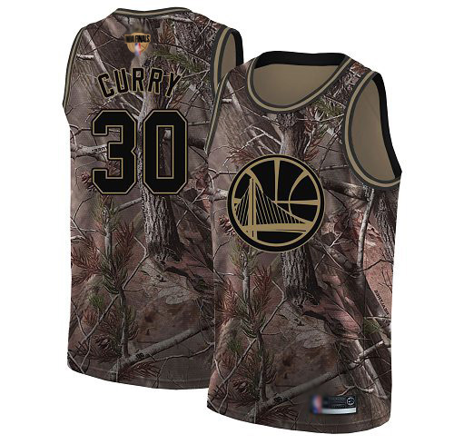 Warriors #30 Stephen Curry Camo 2019 Finals Bound Youth Basketball Swingman Realtree Collection Jersey - Click Image to Close