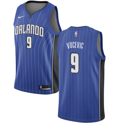 Nike Magic #9 Nikola Vucevic Royal Youth NBA Swingman Icon Edition Jersey - Click Image to Close