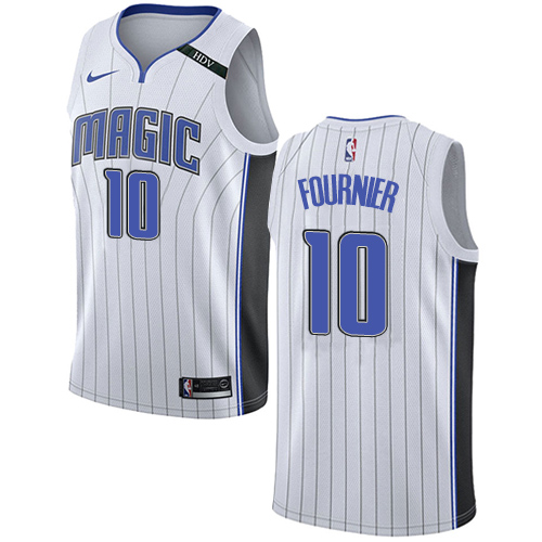 Nike Magic #10 Evan Fournier White Youth NBA Swingman Association Edition Jersey