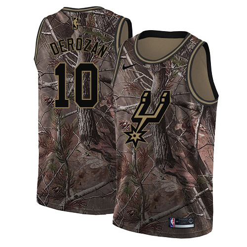 Nike Spurs #10 DeMar DeRozan Camo Youth NBA Swingman Realtree Collection Jersey