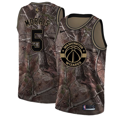 Nike Wizards #5 Markieff Morris Camo Youth NBA Swingman Realtree Collection Jersey