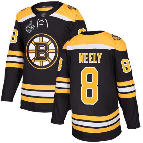 Bruins #8 Cam Neely Black Home Authentic Stanley Cup Final Bound Youth Stitched Hockey Jersey - Click Image to Close